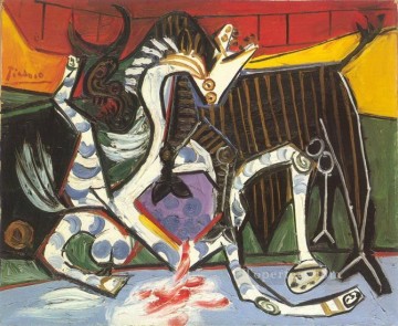 Artworks by 350 Famous Artists Painting - Bullfight 1923 cubism Pablo Picasso